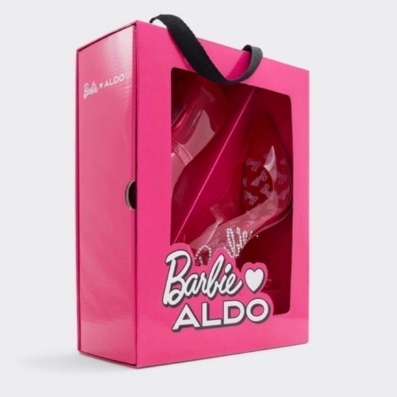 ALDO Barbie Collection Transparent Pink Heels - Picture 2 of 8